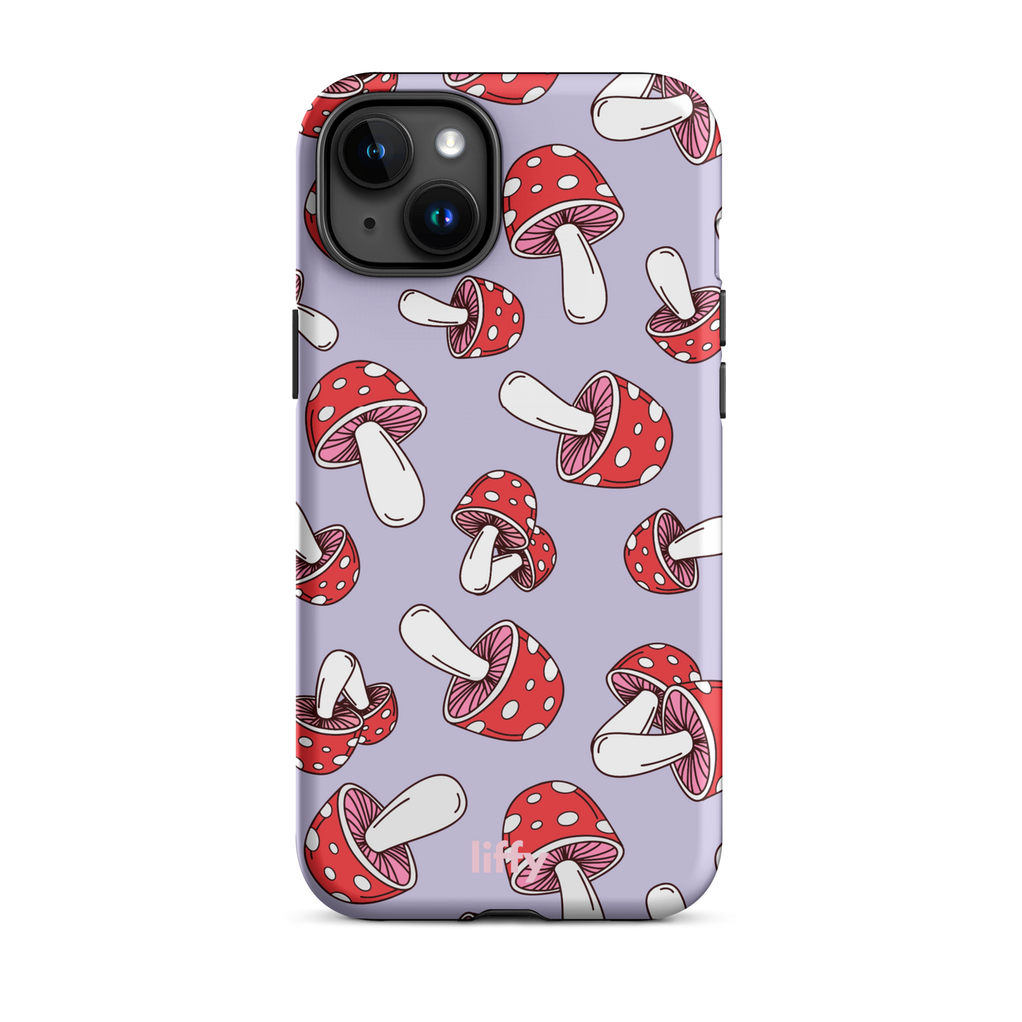 Purple Mushrooms iPhone Tough Case