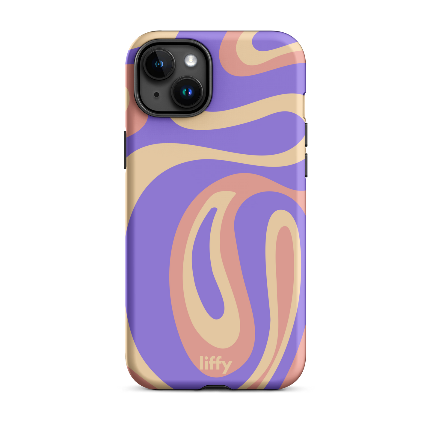 Liquid Dream: Lavender Fields iPhone Tough Case