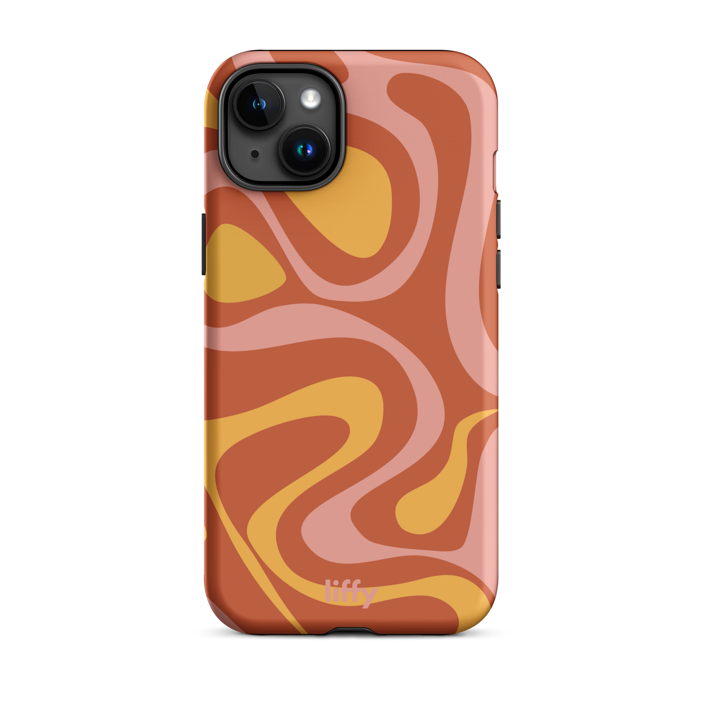 Liquid Dream: Sunset Swirl iPhone Tough Case