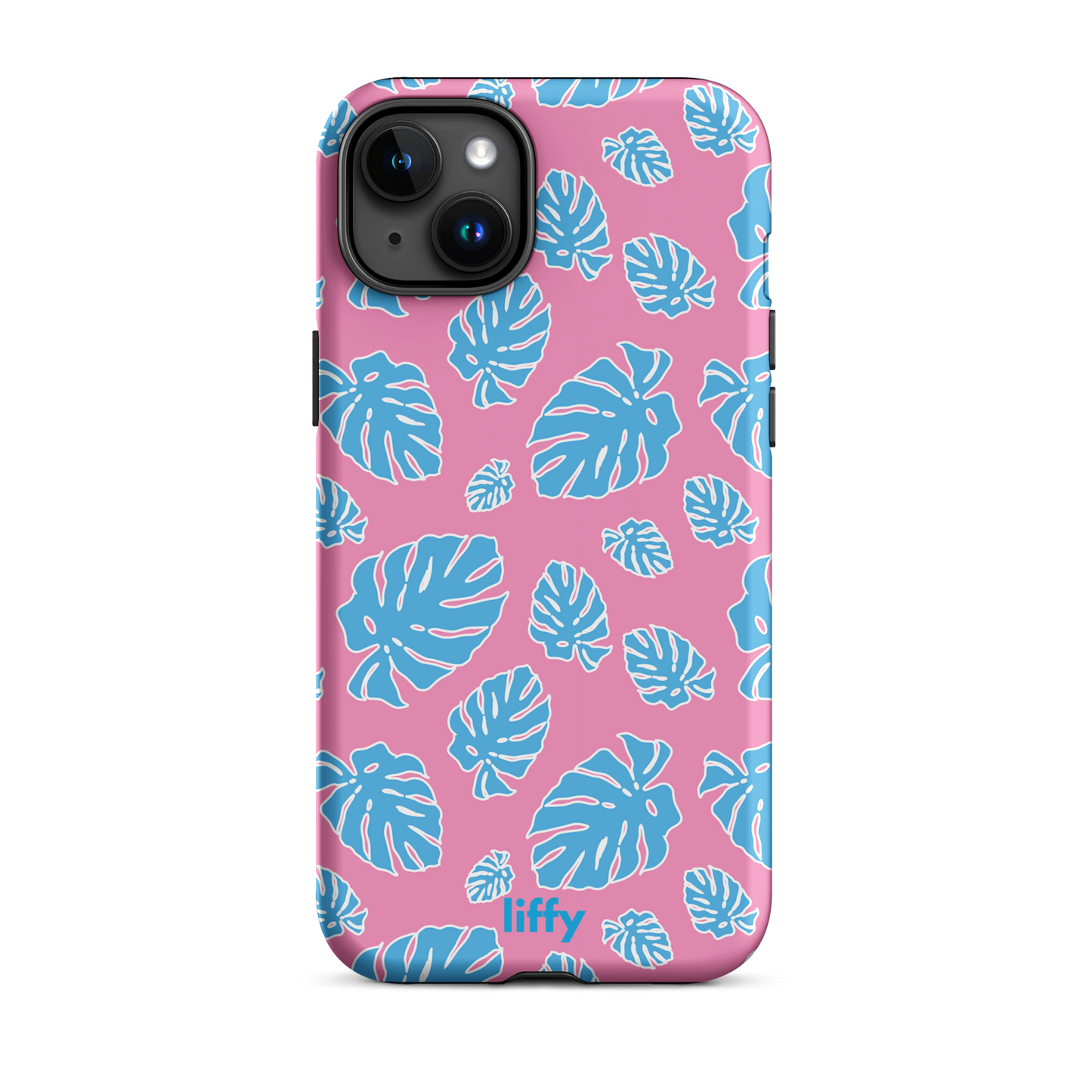 Beach Vibes: Funky Leaves iPhone Tough Case