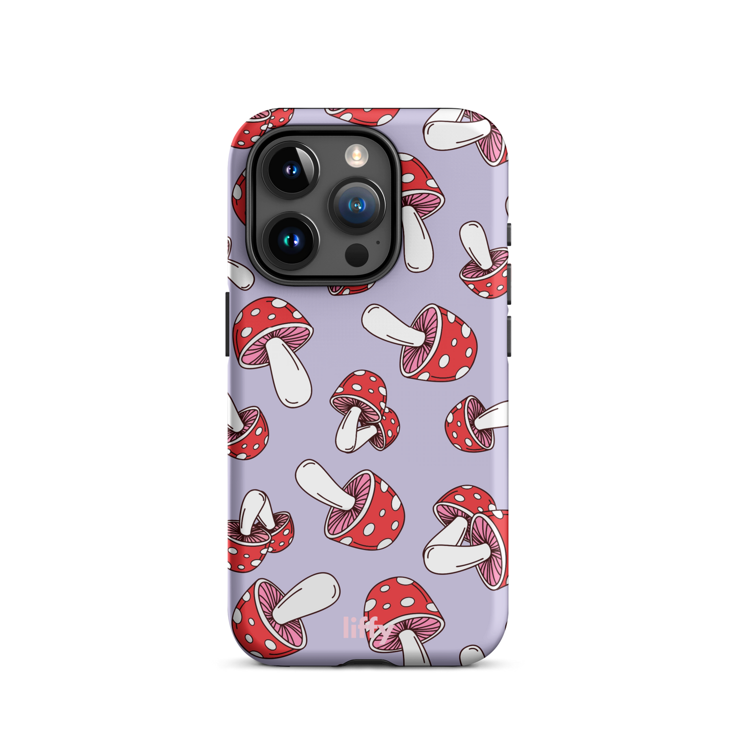 Purple Mushrooms iPhone Tough Case