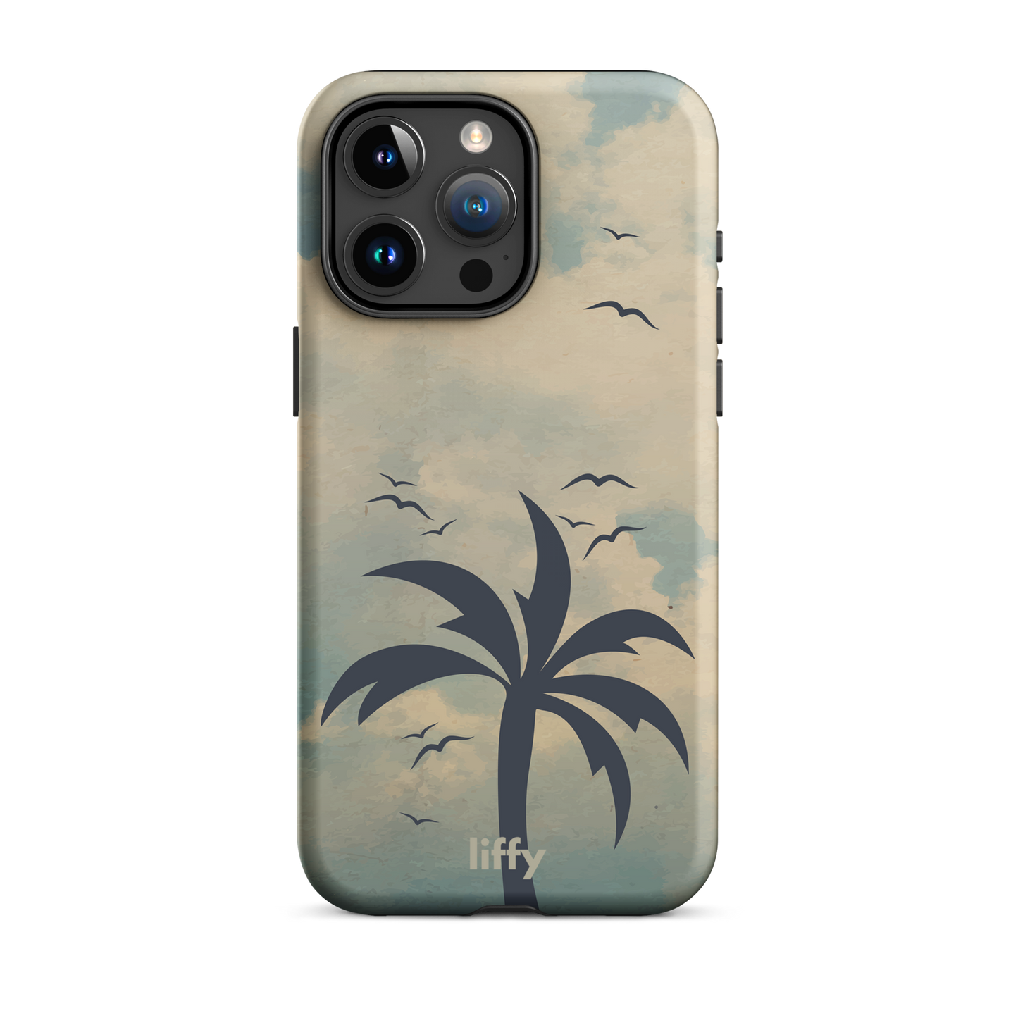 Beach Vibes: Cloudy Horizon iPhone Tough Case